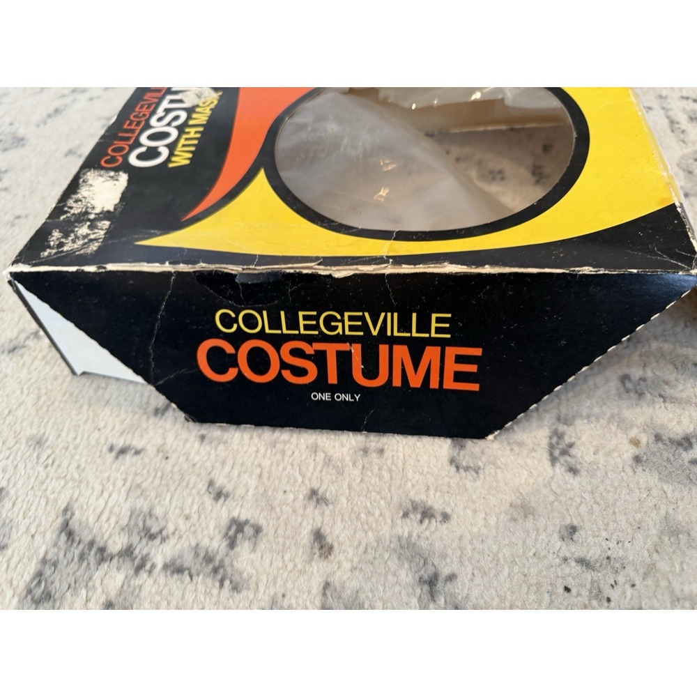 Vintage Collegeville Costume Uncle Sam Halloween Mask And Outfit - USA Read - Picture 8 of 9